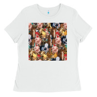 White western farm animals seamless pattern Ladies Tee - HRA Design Shop