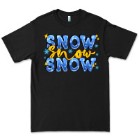 Black snow snow snow with sparkle Premium Tee - AdoDesignShop
