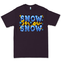 Plum snow snow snow with sparkle Premium Tee - AdoDesignShop