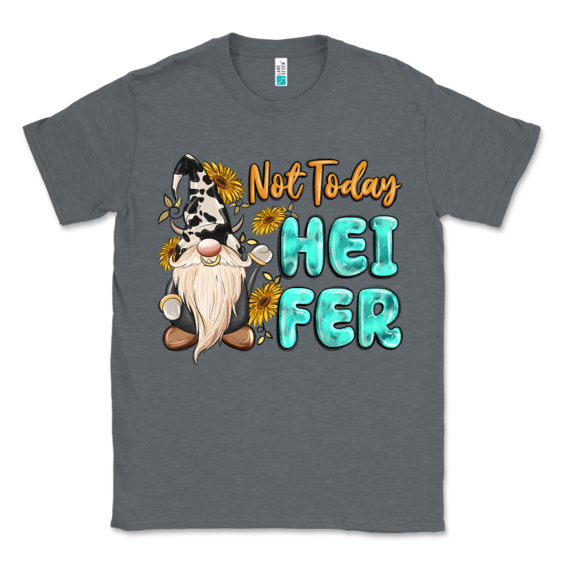 Not Today Heifer Cow Gnome Classic Tee by MaliasSmallBusiness | Teevron