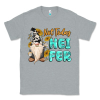 Heather Grey not today heifer cow gnome Classic Tee - MaliasSmallBusiness