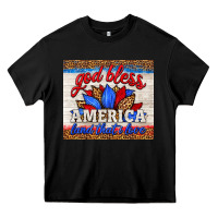 Black god bless america land that i love Heavy Core Tee - HRA Design Shop