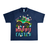 Navy easter monster truck Urban Heavy Tee - MaliasSmallBusiness