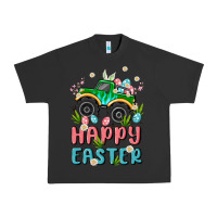 Pigment Black easter monster truck Urban Heavy Tee - MaliasSmallBusiness