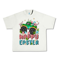 Pistachio easter monster truck Urban Heavy Tee - MaliasSmallBusiness