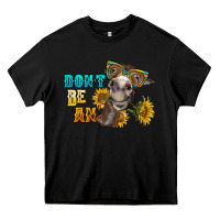 Black don't be an ass donkey Heavy Core Tee - BarkalooDesign