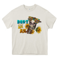 Cream don't be an ass donkey Heavy Core Tee - BarkalooDesign