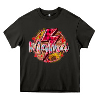 Asphalt mama lighting bolt Heavy Core Tee - RacoonDesign