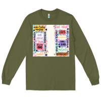 Army Green positive affirmation Long Sleeve Tee - MaliasSmallBusiness