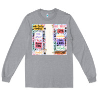 Heather Grey positive affirmation Long Sleeve Tee - MaliasSmallBusiness