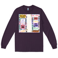 Plum positive affirmation Long Sleeve Tee - MaliasSmallBusiness