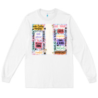 White positive affirmation Long Sleeve Tee - MaliasSmallBusiness