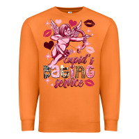 Carrot Cupid's dating service Valentine's Day Premium Sweatshirt - HowdyJamesFarm