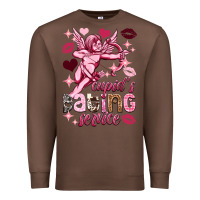 Chestnut Cupid's dating service Valentine's Day Premium Sweatshirt - HowdyJamesFarm