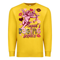 Lemon Cupid's dating service Valentine's Day Premium Sweatshirt - HowdyJamesFarm