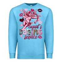 Ocean Blue Cupid's dating service Valentine's Day Premium Sweatshirt - HowdyJamesFarm