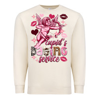 Sandshell Cupid's dating service Valentine's Day Premium Sweatshirt - HowdyJamesFarm