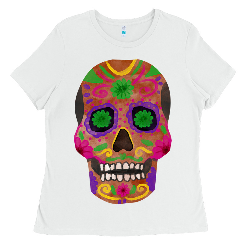 Sugar Skull Ladies Tee by FaDigitalArtStudio | Teevron