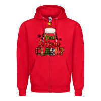 Red you serious clark christmas tree Zipper Hoodie - Jasminsmagicworld