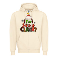 Sandshell you serious clark christmas tree Zipper Hoodie - Jasminsmagicworld