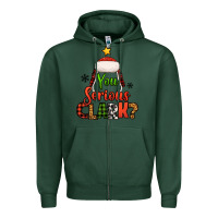 Sports Green you serious clark christmas tree Zipper Hoodie - Jasminsmagicworld