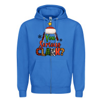 True Royal you serious clark christmas tree Zipper Hoodie - Jasminsmagicworld
