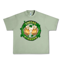 Oil Green cheers fckers Urban Heavy Tee - MaliasSmallBusiness