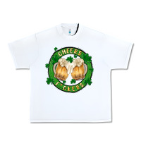 White cheers fckers Urban Heavy Tee - MaliasSmallBusiness