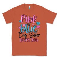 Copper pink or blue big sister loves you Classic Tee - MaliasSmallBusiness