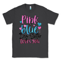 Smoke pink or blue big sister loves you Classic Tee - MaliasSmallBusiness
