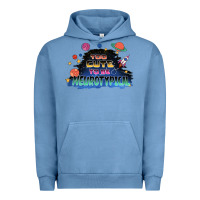 Pigment Pebble Blue Too cute to be neurotypical Urban Hoodie - FaDigitalArtStudio