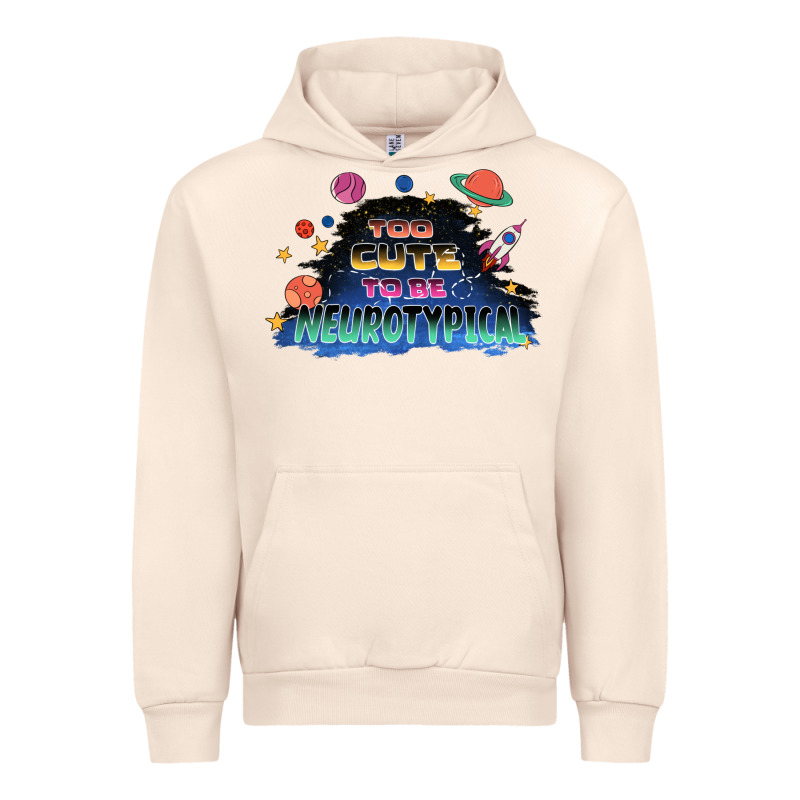 Too Cute To Be Neurotypical Urban Hoodie by FaDigitalArtStudio | Teevron