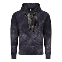 Cloud Black southdown baby sheep Vintage Hoodie - LillyAllenDesigns