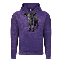 Cloud Purple southdown baby sheep Vintage Hoodie - LillyAllenDesigns