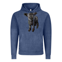 Vintage Denim southdown baby sheep Vintage Hoodie - LillyAllenDesigns