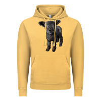 Vintage Mustard southdown baby sheep Vintage Hoodie - LillyAllenDesigns