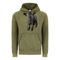 Vintage Olive southdown baby sheep Vintage Hoodie - LillyAllenDesigns