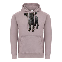 Vintage Zinc southdown baby sheep Vintage Hoodie - LillyAllenDesigns