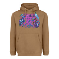 Toasted Coconut Fueled by crystals and coffee halloween Heavyweight Hoodie - NancyCooperArtShop