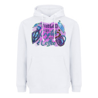 White Fueled by crystals and coffee halloween Heavyweight Hoodie - NancyCooperArtShop