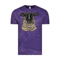 Cloud Purple Suffolk Sheep Head Vintage Tee - LillyAllenDesigns