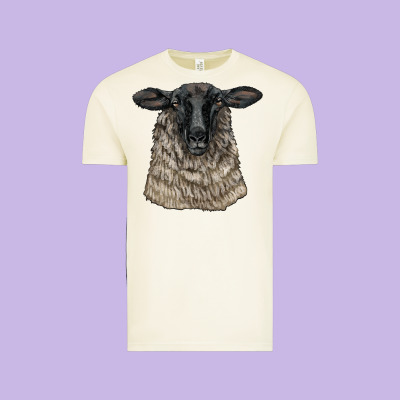 Suffolk Sheep Head Vintage Tee Designed By Lillyallendesigns