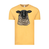 Vintage Mustard Suffolk Sheep Head Vintage Tee - LillyAllenDesigns