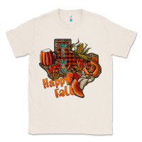 Natural happy fall texas Classic Tee - CowhideDigitalArt