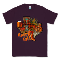 Plum happy fall texas Classic Tee - CowhideDigitalArt