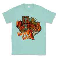 Seafoam happy fall texas Classic Tee - CowhideDigitalArt