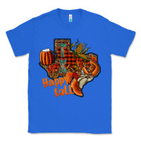 True Royal happy fall texas Classic Tee - CowhideDigitalArt