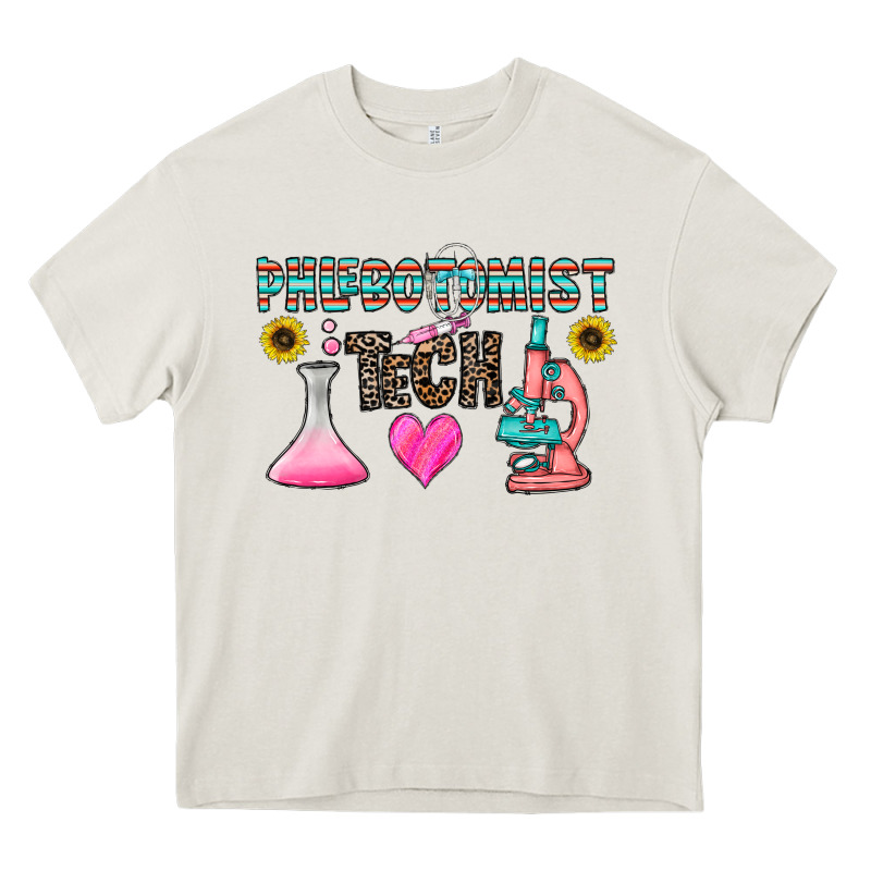 Phlebotomist Tech Heavy Core Tee by CowhideDigitalArt | Teevron