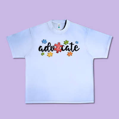 Advocate Autism Urban Heavy Tee Designed By Maliassmallbusiness
