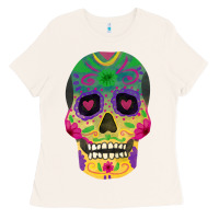 Sugar Skull Ladies Tee | Teevron